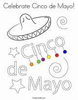 Coloring Mayo Cinco Celebrate 5th Print Ll Favorites Login Add Twistynoodle Happy sketch template