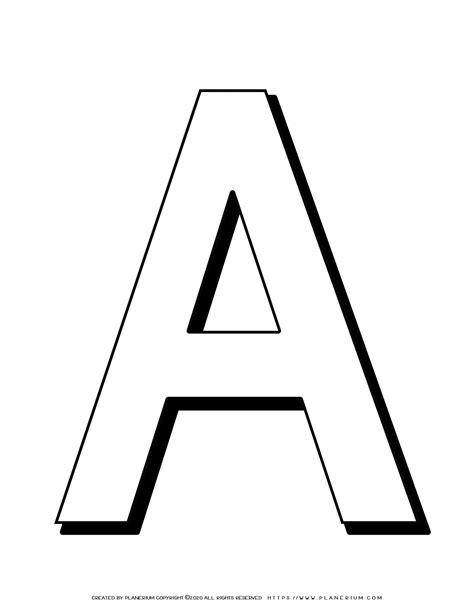 alphabet coloring pages english letters capital  planerium