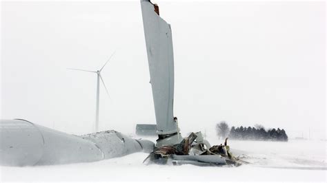 investigation continues  wind turbine collapse