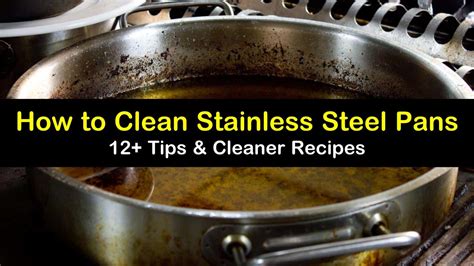 easy ways  clean stainless steel pans