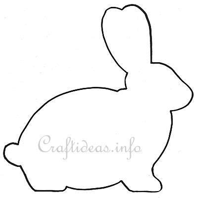 ideas  craft easter bunny shape   easter bunny