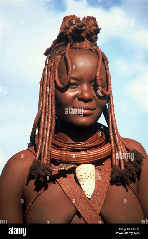 Himba Frau Namibia Südliches Afrika Stockfotografie Alamy