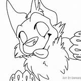 Coloring Pages Furry Fursuit Sketch Template sketch template