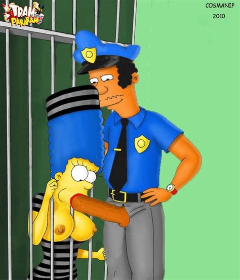 Marge Simpson Blows Cop Marge Simpsons Oral Obsession Luscious