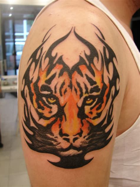 Tiger Tribal Tattoo Designs For Women And Men Pictures