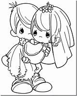 Precious Moments Wedding Coloring Pages Getcolorings sketch template
