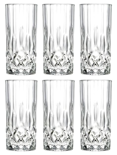 Buy Highball Glass Set Of 6 Hiball Glasses Glass Crystal