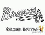 Braves Atlanta Kids Ausmalbilder Everfreecoloring Freezer Stenciling sketch template