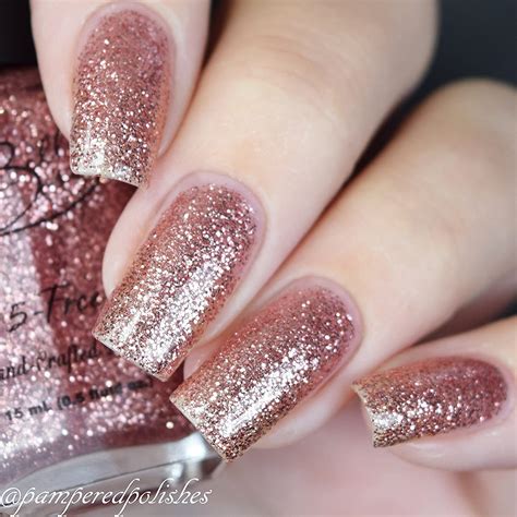 amazoncom bella bosio long lasting  hand crafted glitter nail polish pinky promise