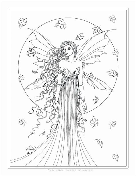 autumn fairy coloring page fairy coloring book fairy coloring fairy