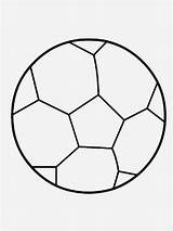 Coloring Soccer Soccerball Pages Ball Popular sketch template