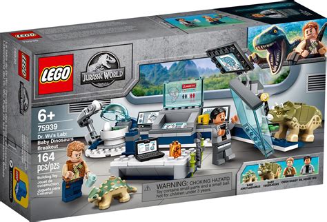 lego  dr wus lab baby dinosaurs breakout jurassic world