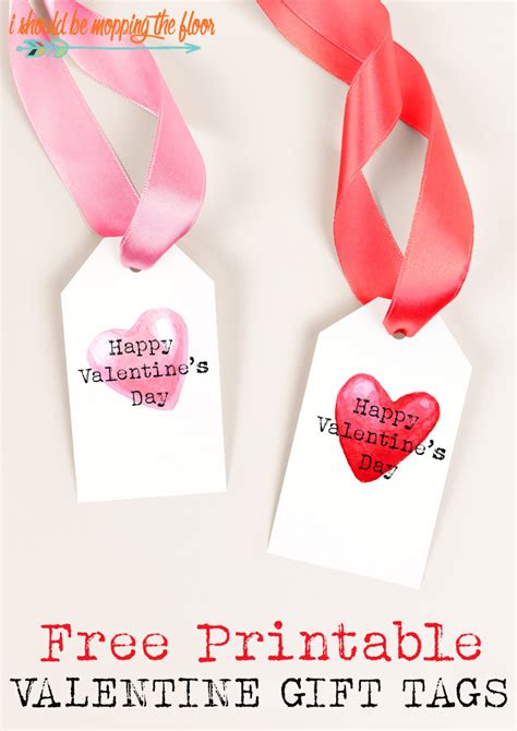 printable valentine tags    mopping  floor