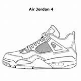Jordan Nike Coloring Air Pages Shoe Drawing Shoes Template Da Book High Jordans Sneakers Printable Sheets Heels Exclusive Color Print sketch template