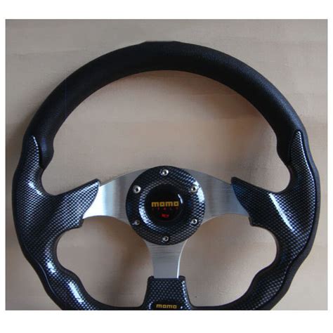 universal mm car auto racing steering wheel leather aluminum frame  ebay