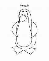 Penguin Coloring Drawing Simple Cartoon Adelie Kids Penguins Clipart Color Pages Getcolorings Library Getdrawings sketch template