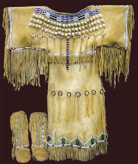 quanah parker s daughter s dress comanche mixed media by native arts