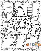 Spongebob Squarepants Tracing Kindergarten Kidocoloringpages sketch template
