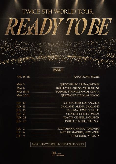 twice announce the large venues and dates to their 5th world tour