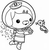 Coloring Octonauts Pages Colouring Sheets Captain Coloringfolder Printable sketch template