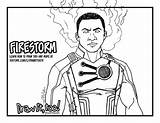 Firestorm Coloring Pages Tomorrow Legends Savitar Flash Cw Draw Too Colouring Template Series sketch template