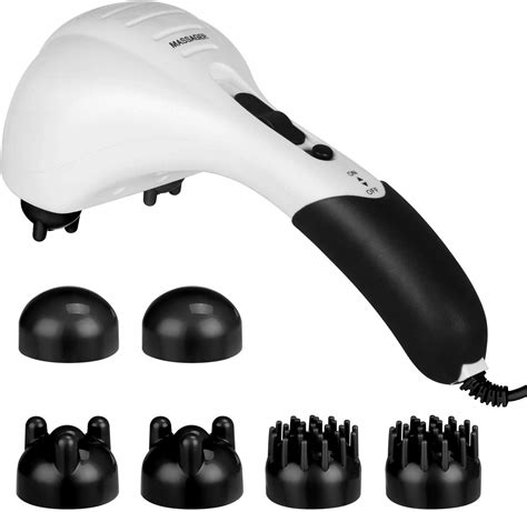 cotsoco handheld back massager double head electric full body