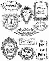 Potions Harry Poisons Potter Printable Printables Potion Labels Label Bottle Halloween Off Doodlecraft Clipart Personal Right Use Only Cut sketch template