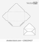 Da Lettera Buste Busta Per Una Origami Cartera Imágenes Shutterstock Fotos Stock Fare sketch template