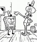 Squidward Spongebob Squarepants Mewarnai Esponja Atividades Bettercoloring Enfadado Angry Kawan Anggry sketch template
