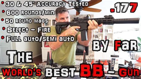 World S Most Amazing Bb Gun Full Auto 30 45 Accuracy Tested