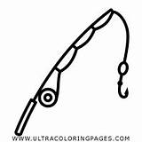 Pesca Baits Rods Lures Cana Colorare Bait Canna Ultracoloringpages sketch template
