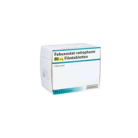 febuxostat ratiopharm  mg filmtabletten  stk