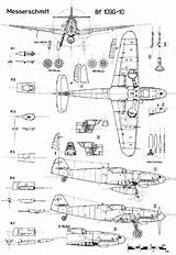 109 Messerschmitt Blueprints Aviones Fighter Aviation Ww2 G10 109g Avion Airplane Papercraft Luftwaffe Classical Drawingdatabase Planos Maquetas 1112 Zeichnungen Jets sketch template