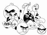 Coloring Pages Birds Angry Getcolorings Fun sketch template
