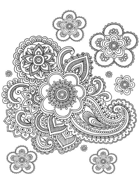 coloring page coloring adult paisley difficult difficult coloring