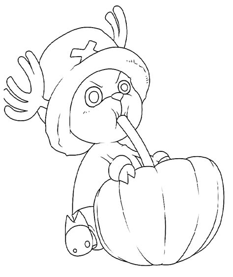 Chopper From One Piece Coloring Pages Tony Tony Chopper Coloring