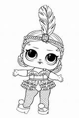 Lol Coloring Pages Doll Omg Dolls Surprise Trending Days Last sketch template