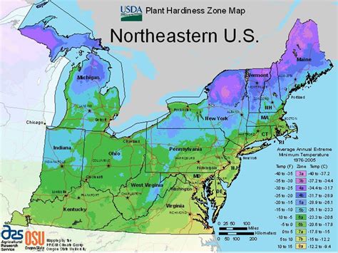 maps  growing zones   usda  cold