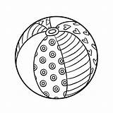 Boek Kleurend Primarygames Strandbal Balls Stro Spiaggia Bambina Illustrazione sketch template