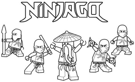 lego ninjago coloring pages  printable