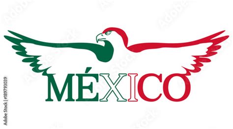Mexico Aguila Bandera Stock Vector Adobe Stock