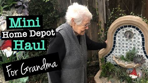 mini home depot haul  grandma    youtube