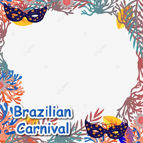 Brazilian Carnival Vector Png Images Brazilian Carnival Border With
