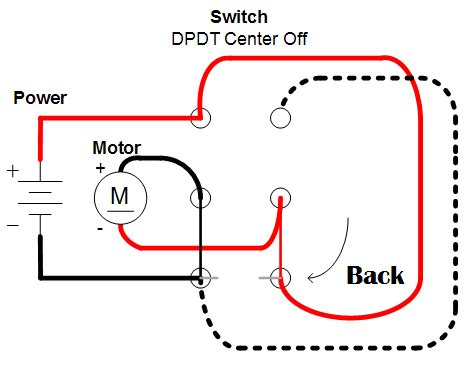 wire  double pole double throw switch