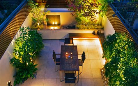 courtyard landscaping contemporary private courtyard garden design