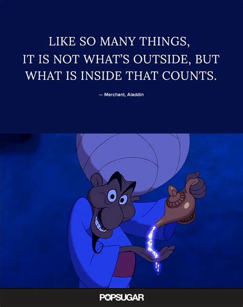 like so many things it is not what s outside but what is inside best disney quotes