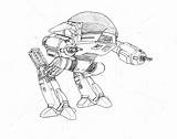 Robocop sketch template