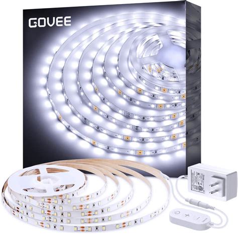 white led strip lights govee upgraded ft dimmable led light strip  bright daylight