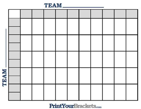 printable football  squares  printable templates