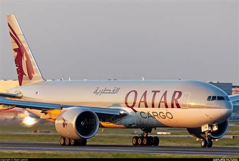 A7 Bfh Qatar Airways Cargo Boeing 777f At Frankfurt Photo Id